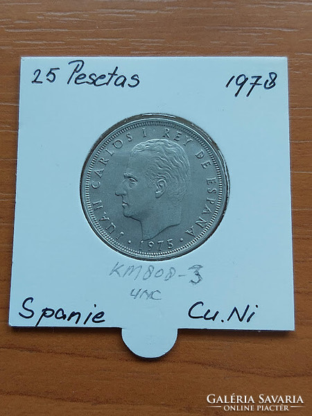 SPANYOL 25 PESETA 1975 (78) Juan Carlos I, CUNI, PAPÍRTOKBAN