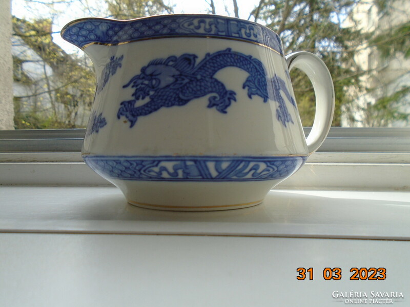 1920 George jones&sons dragon crescent dragon pattern pouring crescent series