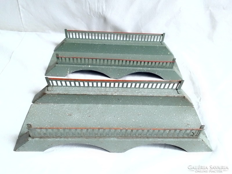 Antique old Kibri bridge 0 train railway model us zone 1945-1949 field table additional board game