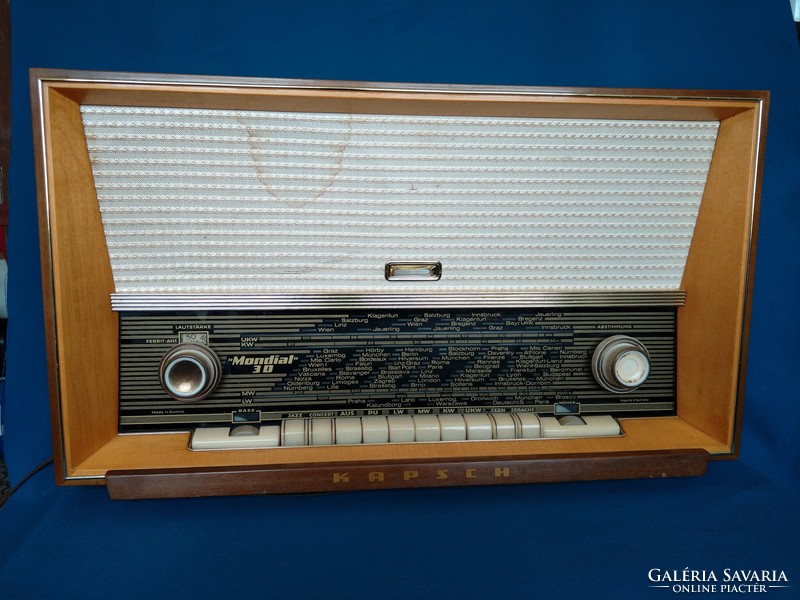 Kapsch mondial 3d tube radio