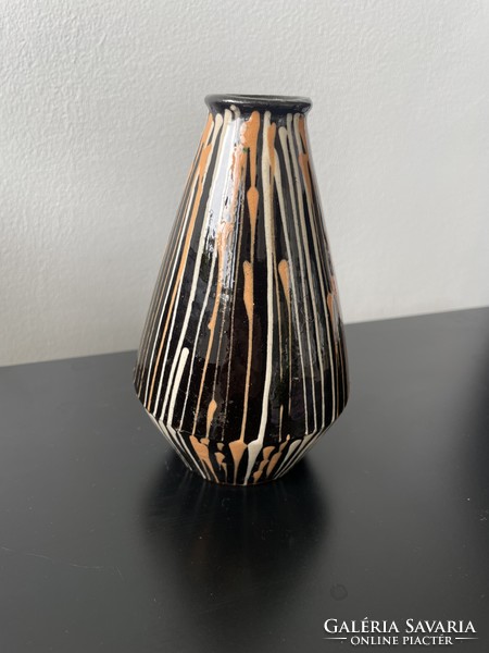 Retro glazed vase