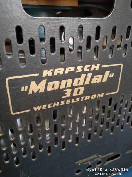 Kapsch Mondial 3D Csöves Rádió