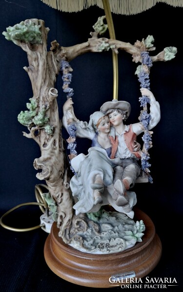 Dt/179 – giuseppe armani (capodimonte) figural table lamp