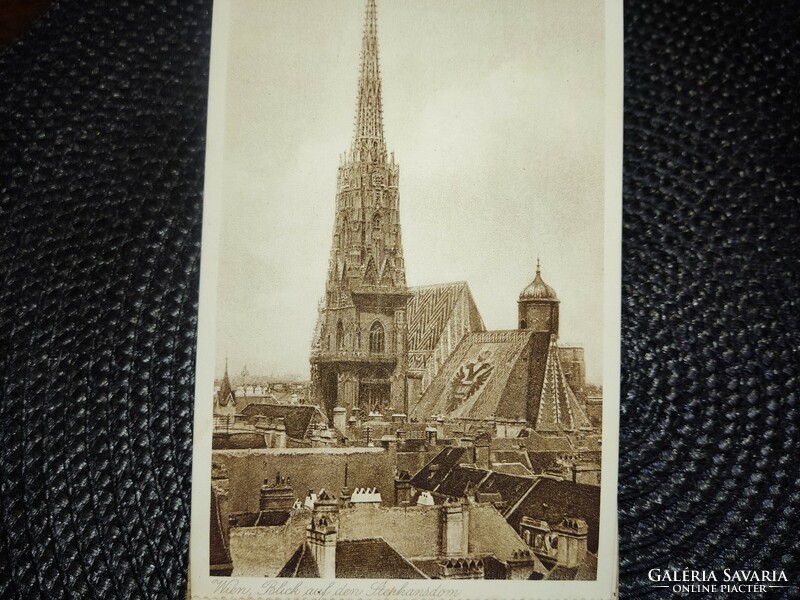 Vienna postcards in an album
