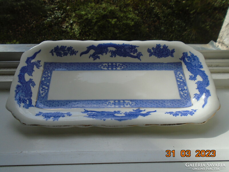 Antique coalport dragon Chinese dragon pattern tray