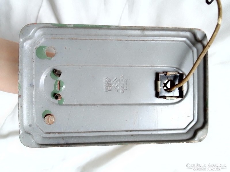 Antik régi Bing létrás vasúti jelző lámpa tárcsa hiányzik? 0-ás modell 1920-30 terepasztal világítás