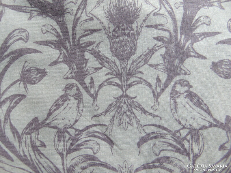 Marks & spencer duvet cover with thistle flower and bird motif