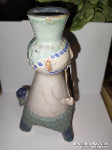 Retro ceramic figural sculpture