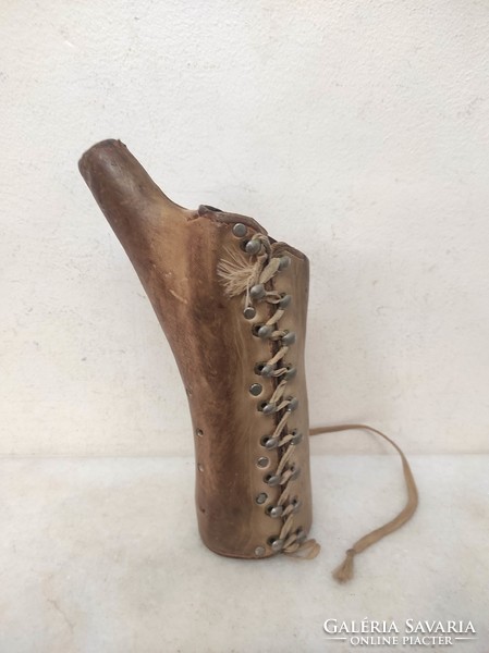 Antique Leather Plaster Hand Brace Museum Surgeon Doctor Medical Instrument Tool 250 7154