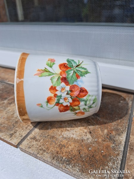 Epres szamócás porcelán bögre csésze nosztalgia Gyűjtői
