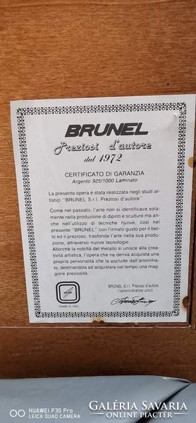 Brunel ezüst dombormű-  1972 Preziosi d’autore