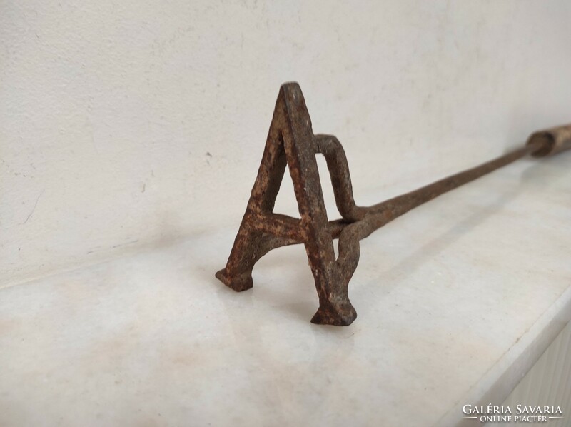 Antique iron tool flickers the letter animal husbandry agriculture 262 7015