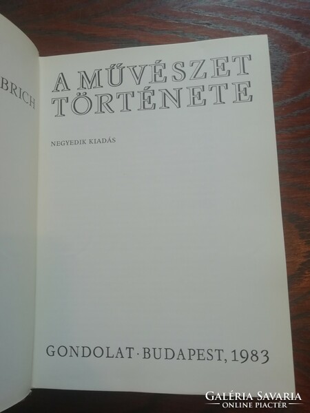 E. H. Gombrich - A Művészet története ,1983