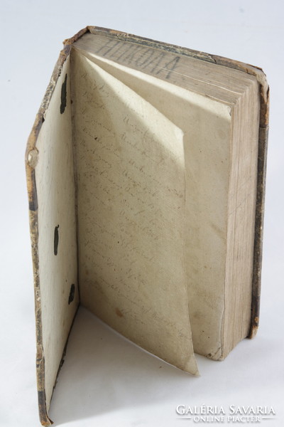 1817 Pozsony - Bél Mátyás nyelvtan könyve félbőr kötésben metszettel