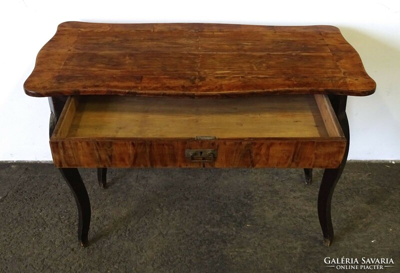 1M698 antique desk with drawers circa 1880 79 x 67 x 122 cm