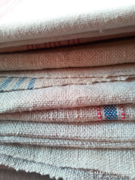 Antique home-woven linen package.