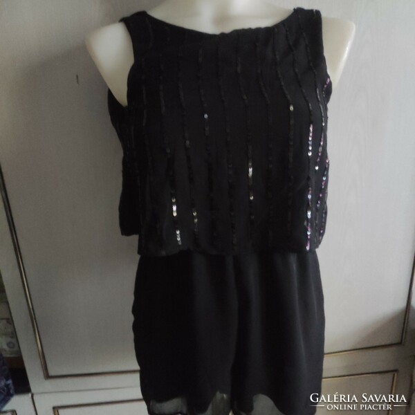Short overalls, casual party wear with sequins