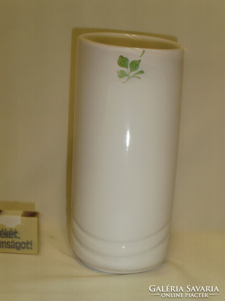 Henger alakú virágos kerámia váza