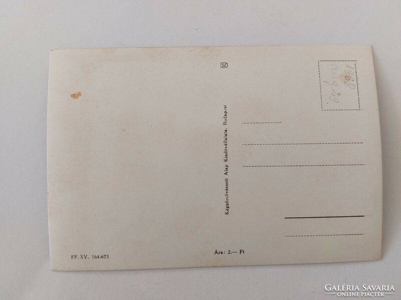 Régi képeslap retro fotó levelezőlap Keszthely