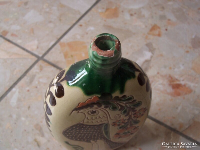 Bottle with folk brandy inscription