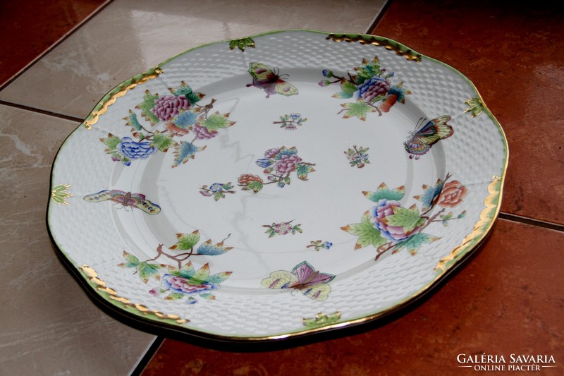 Victoria of Herend 34 cm plate serving bowl