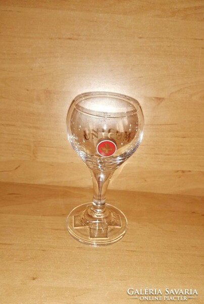 Talpas üveg UNICUM pohár 13 cm magas (0-1)