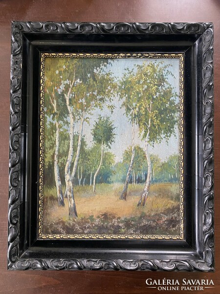 Gyula Horváth: birch grove (1930)