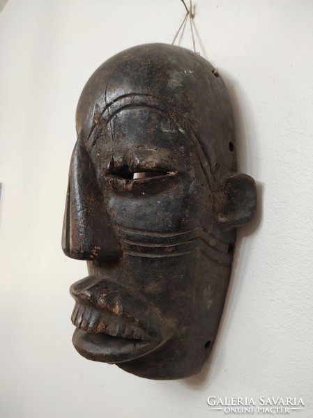Antique African mask Makonde ethnic group Tanzania African mask 36 drop 300 6734
