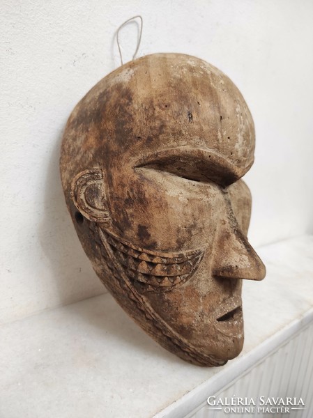 Antik afrikai Igbo népcsoport fa maszk Nigéria africká maska leértékelt 290 Le dob 100 7083