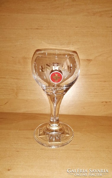 Talpas üveg UNICUM pohár 13 cm magas (0-1)
