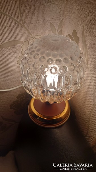 Mid Century, retro design szarvasi éjjeli lámpa hódmezővásárhelyi asztali lámpa
