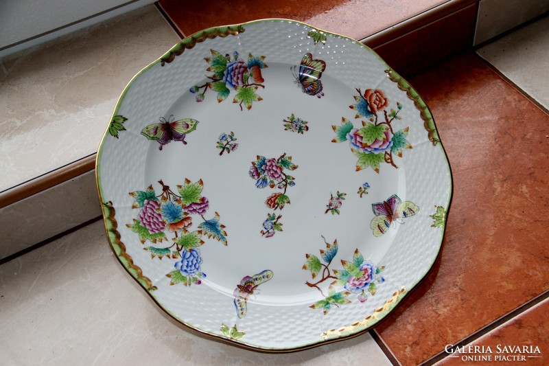 Victoria of Herend 34 cm plate serving bowl
