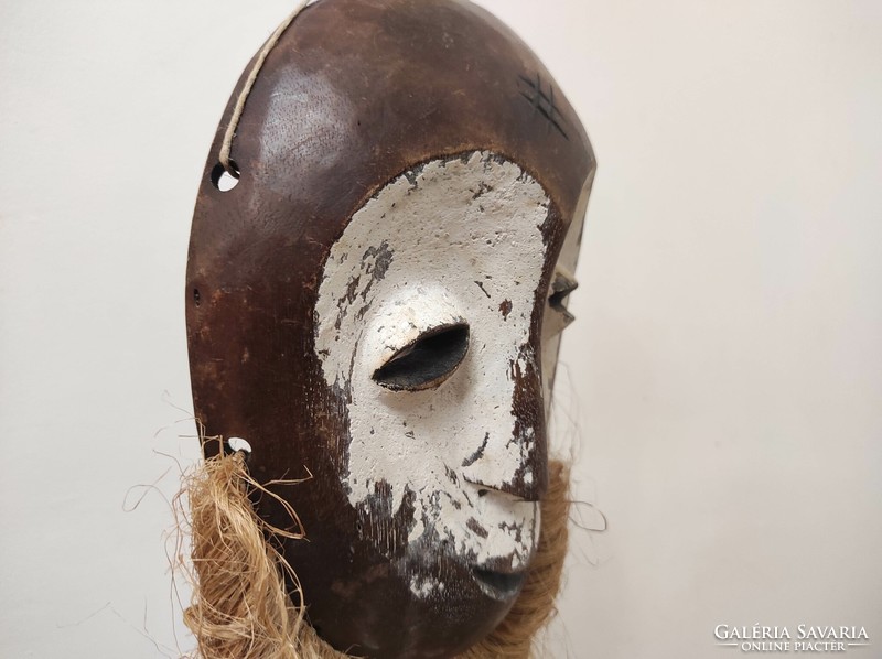 Antique African wooden mask, traditional Congolese African mask discounted 892 throw away 80 7291