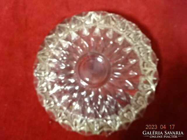 Glass ashtray, largest diameter 17.5 cm. Jokai.