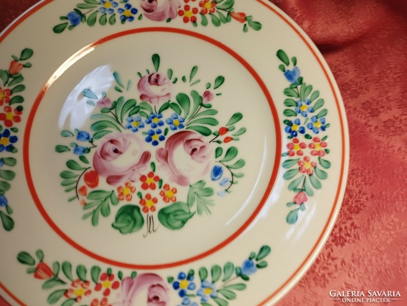 Hollóháza porcelain plate, decorative plate, wall plate