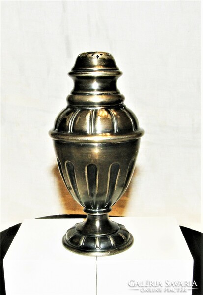 Antique English powdered sugar sprinkler - 15 cm high