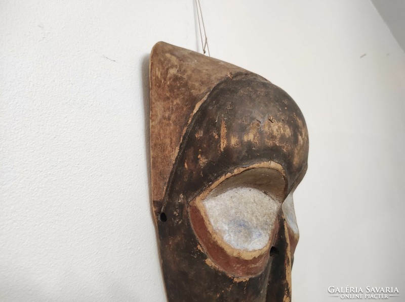Antik afrikai patinás fa maszk Pende népcsoport Kongó leértékelt 35 Le dob 47 6733