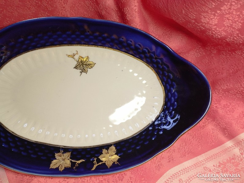 Apulum porcelain oval bowl, offering, centerpiece