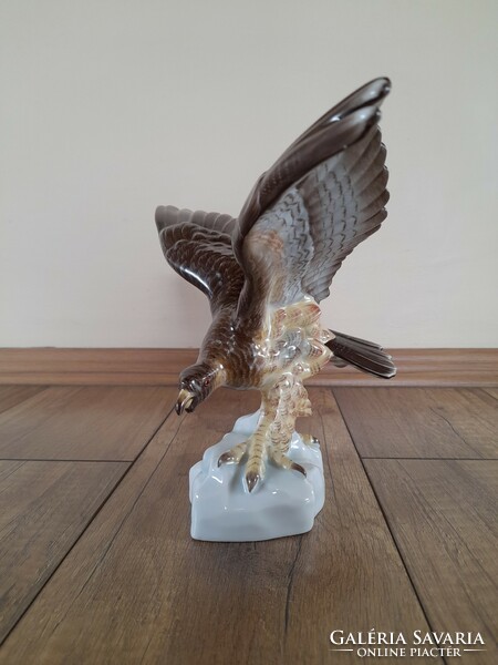 Old Herend porcelain eagle bird