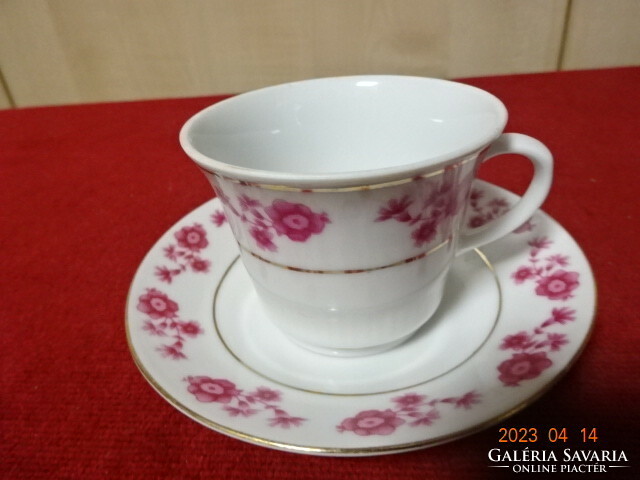 Chinese porcelain coffee cup + saucer, six pieces for sale. Jokai.