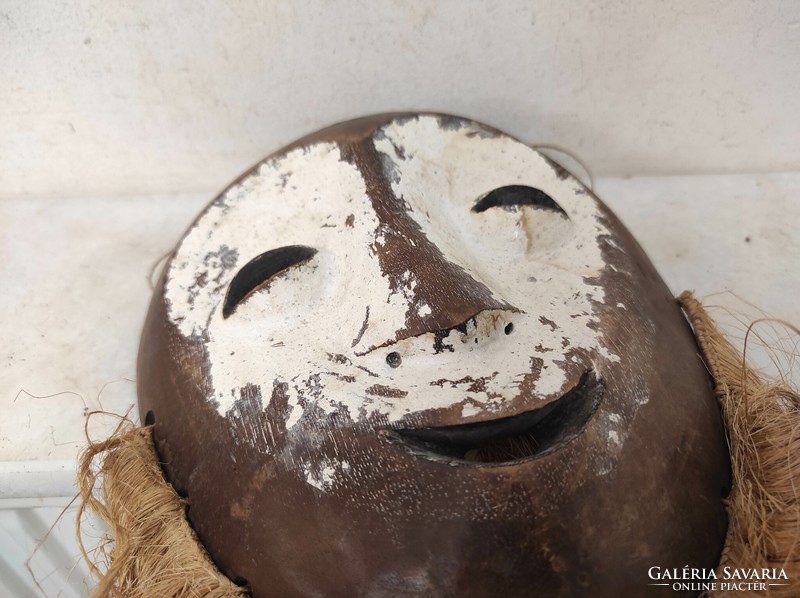 Antik afrikai fa maszk Lega népcsopoprt Kongó africká maska leértékelt 892 Le dob 80 7291