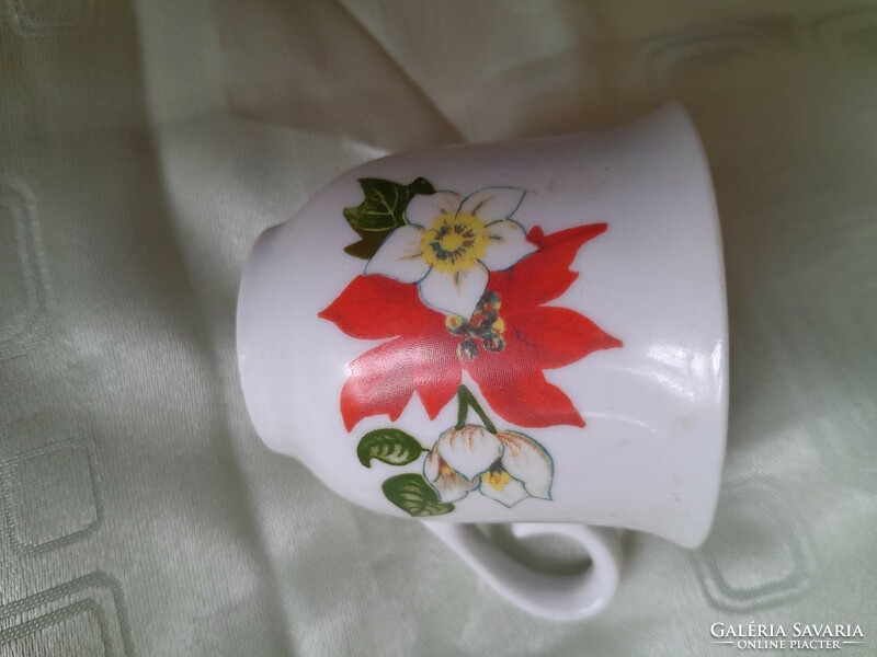 Zsolnay Santa Claus floral coffee cup is rarer