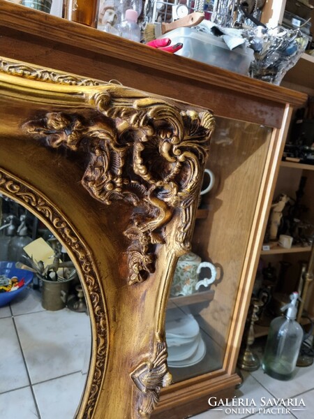 Old gilded mirror