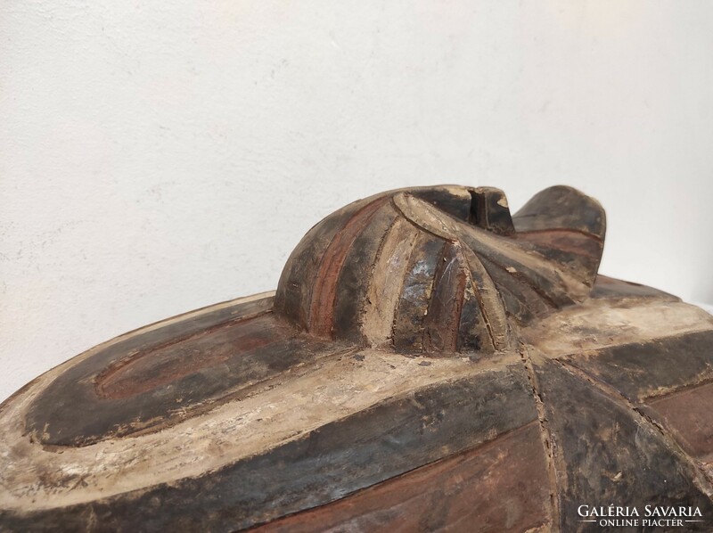 Antik afrikai pajzs Songye népcsoport Kongó sérült fogója hiányzik leértékelt 914 Le 7170