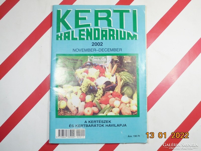 Garden calendar 2002. November-December