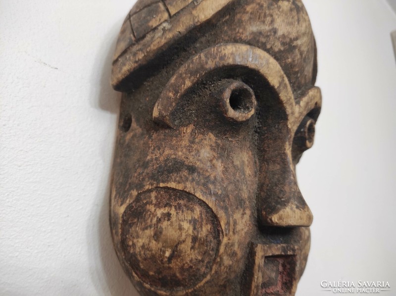 Afrika afrikai antik maszk Bamileke népcsoport Kamerun africká maska 226 Le dob 47 7079