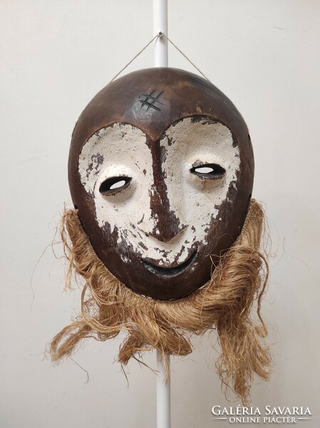 Antique African wooden mask, traditional Congolese African mask discounted 892 throw away 80 7291