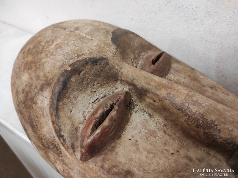 Antik afrikai Igbo népcsoport fa maszk Nigéria africká maska 30 dob 5 6725