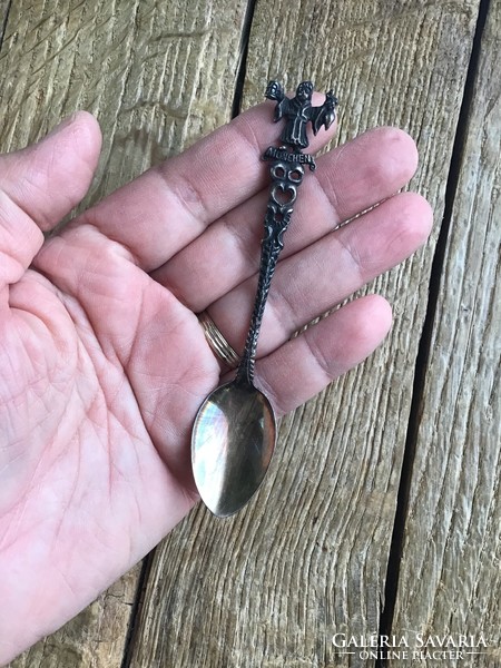 Old silver-plated Munich teaspoon