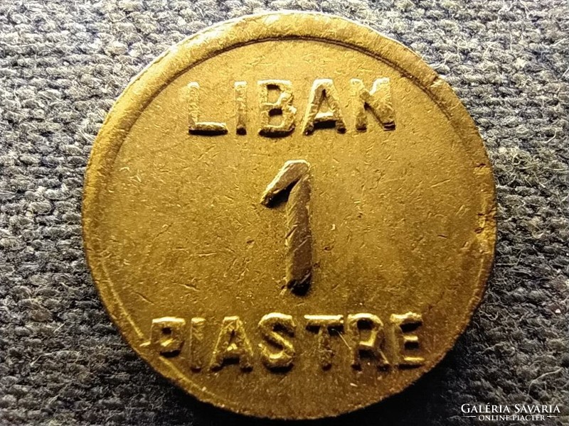 Lebanon II. World War 1 coinage 1 piastre 1941 (id73044)